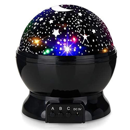 Globo de Luz Nocturna Relajante con Proyección de Estrellas