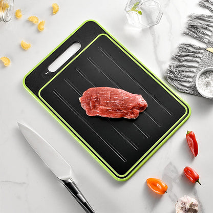 Tabla de Descongelar y Cortar Alimentos 4 en 1