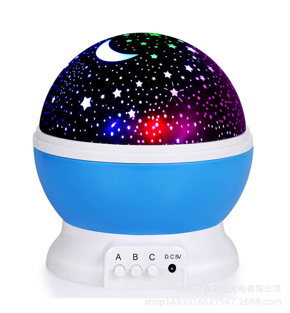 Globo de Luz Nocturna Relajante con Proyección de Estrellas