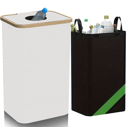 Bolsa de Almacenamiento Plegable 2en1 para Residuos de Plástico o Botellas de Depósito Bolsa de Almacenamiento Plegable