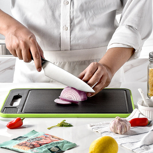 Tabla de Descongelar y Cortar Alimentos 4 en 1