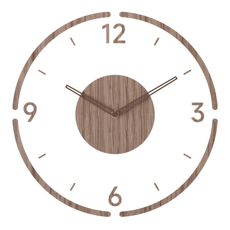 Reloj de Madera de Diseño Nórdico para la Pared Diseño Nórdico para la Pared