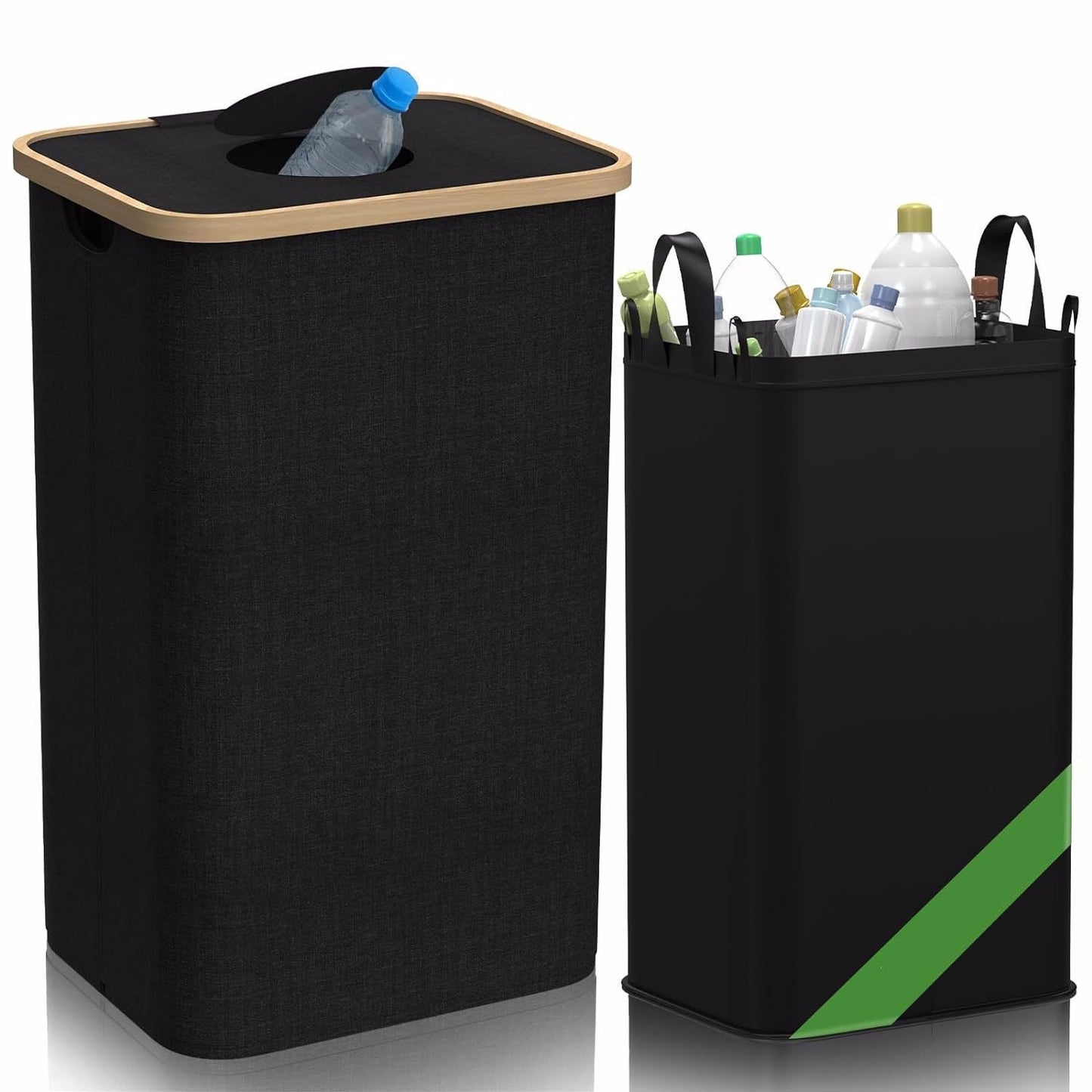 Bolsa de Almacenamiento Plegable 2en1 para Residuos de Plástico o Botellas de Depósito Bolsa de Almacenamiento Plegable