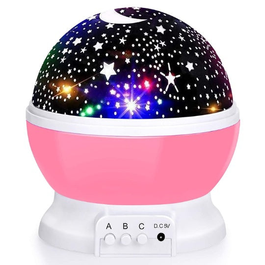 Globo de Luz Nocturna Relajante con Proyección de Estrellas