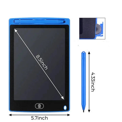 Tableta de dibujo LCD para niños | Tablero de escritura manual reutilizable para el aprendizaje creativo y el garabateo sin ensuciar