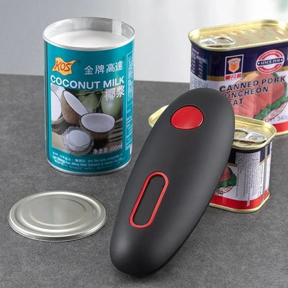 Abrelatas Automático Con Mango Ergonómico Y Funcionamiento Con Un Solo Botón