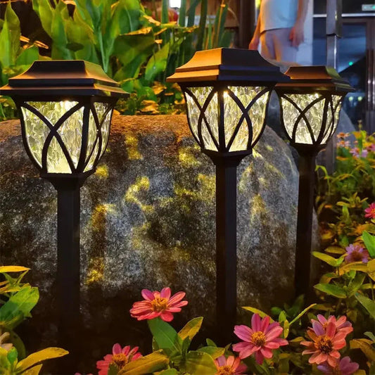 Iluminación Solar De Jardín Con Encanto Natural - Elegantes Lámparas Para Exteriores Lámparas Solares De Jardín Con Encanto Natural
