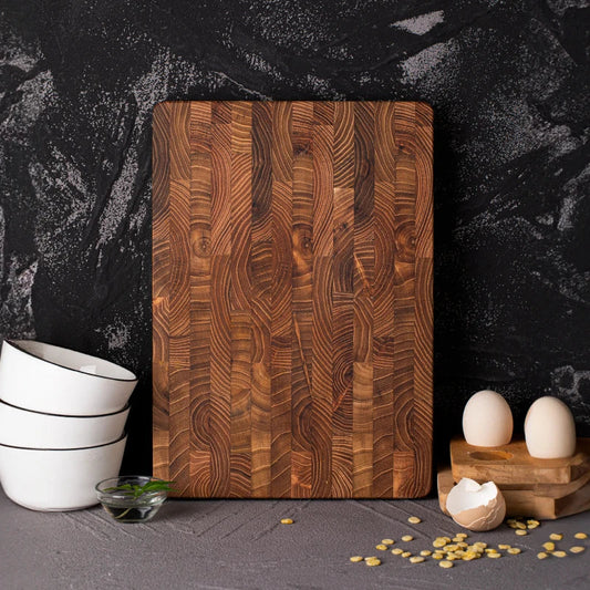 Tabla de Picar de Madera - Tabla de Picar de Alta Calidad Hecha de Madera de Grano Final para Chefs Profesionales y Aficionados