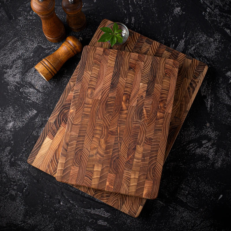 Tabla de Picar de Madera - Tabla de Picar de Alta Calidad Hecha de Madera de Grano Final para Chefs Profesionales y Aficionados