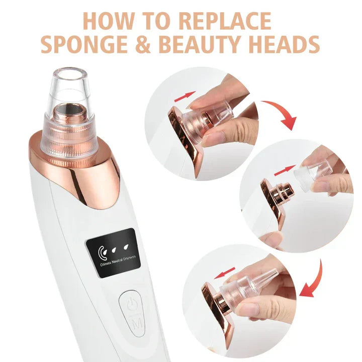 Eliminador Eléctrico De Puntos Negros E Instrumento De Limpieza Facial