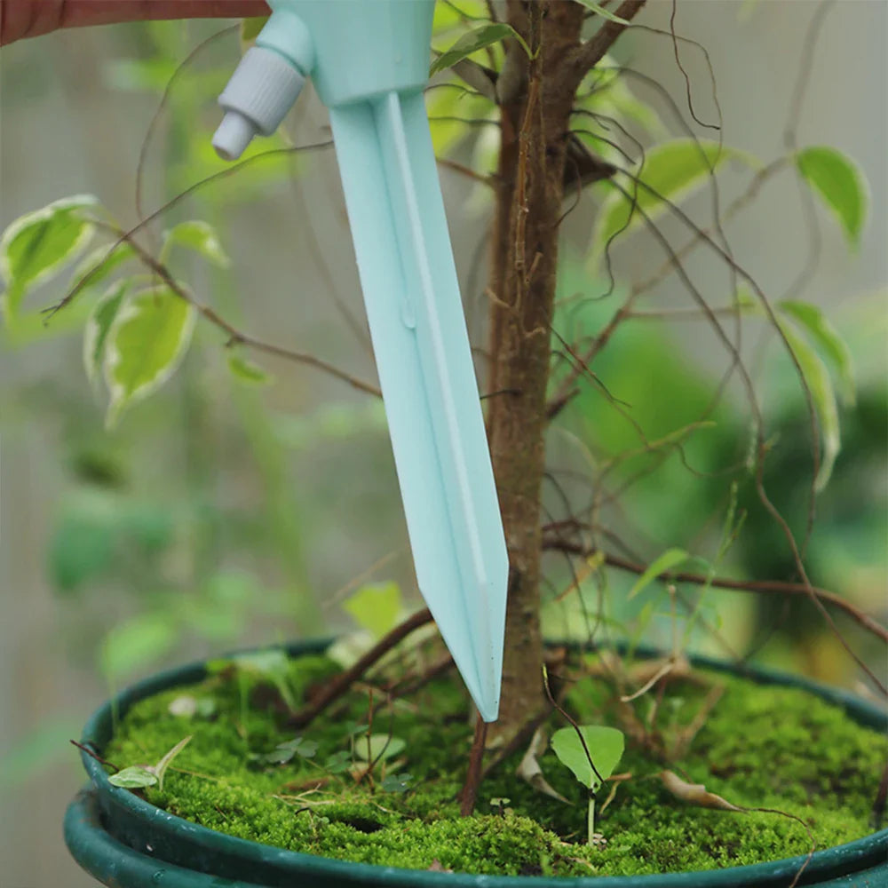 Regador Automático De Plantas Con Conexión Para Botella - Eficaz Regador Por Goteo Para El Cuidado De Las Plantas