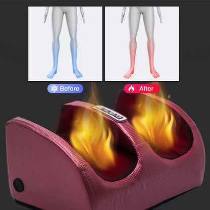 Masajeador de Pies por Calor Shiatsu con Relajación Profunda Eléctrica Shiatsu