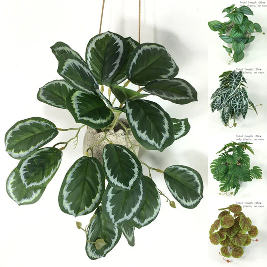 Planta Colgante Artificial para la Decoración Natural de Interiores y Exteriores