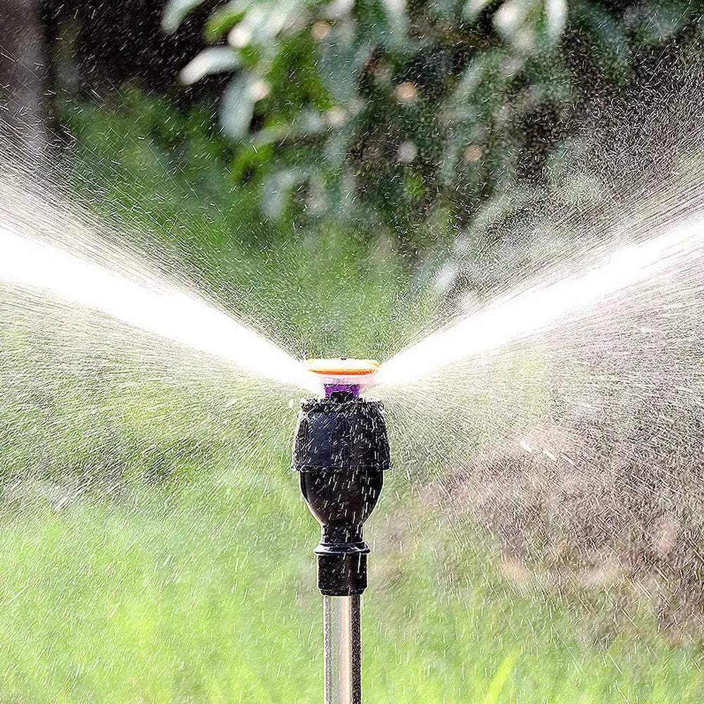 Rociador De Jardín Giratorio Automático Con Trípode Retráctil Para El Jardín