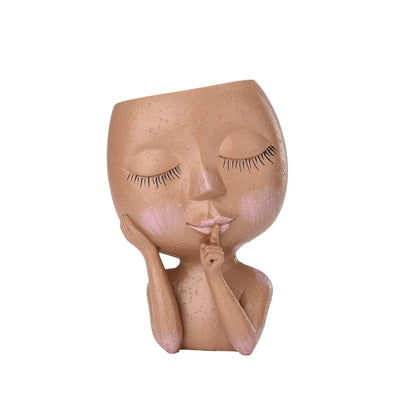 Maceta Decorativa - Maceta Creativa con Cara para Plantas de Interior y Suculentas Maceta Decorativa con Cara para Plantas de Interior y Suculentas