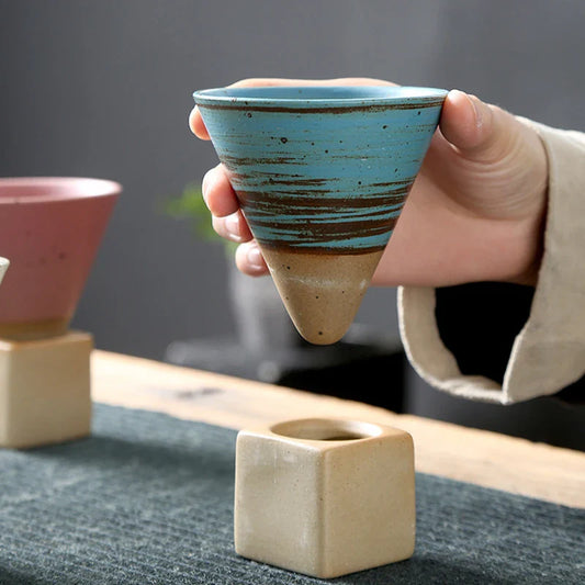 Taza de Cerámica Hecha a Mano en Japón