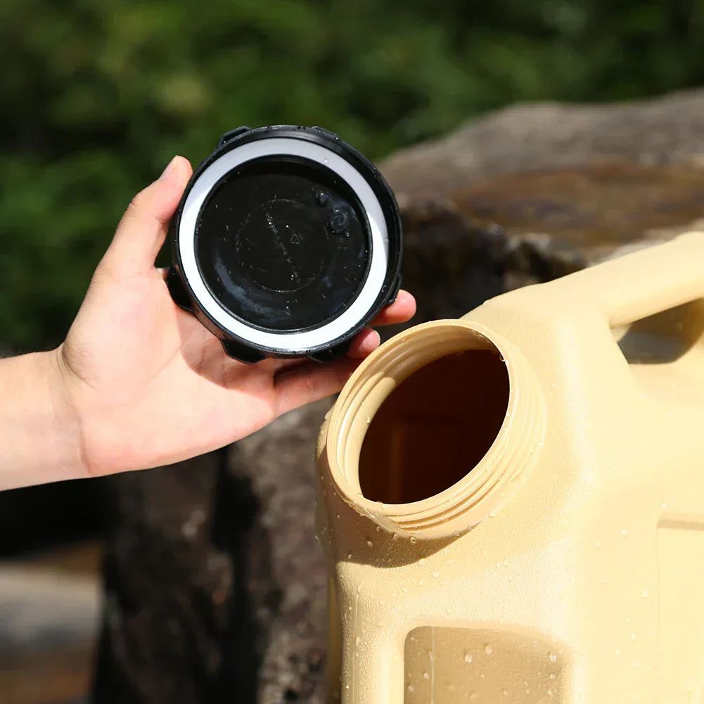 Contenedor De Agua Portátil De 12 Litros Con Grifo De Vaciado - Bidón Robusto Para Exteriores Y Camping