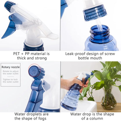 Botella Pulverizadora Ajustable con Asa Ergonómica para un Fácil Manejo y Uso Versátil