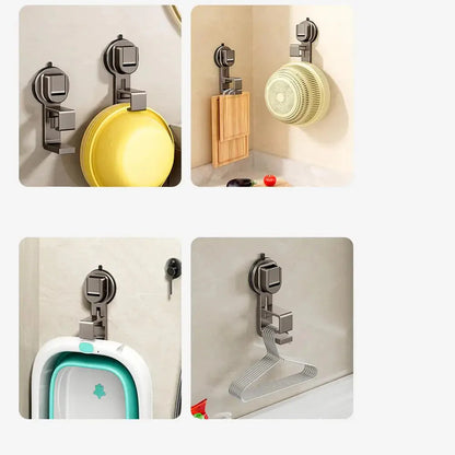 Práctico y Moderno Gancho con Ventosa Colgante con Ventosa