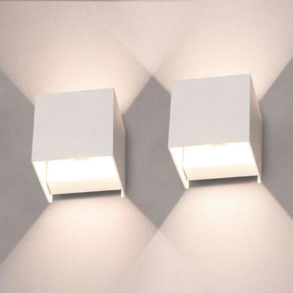 Moderno Aplique Led De Diseño Cúbico Luz De Pared Led De Diseño Cúbico