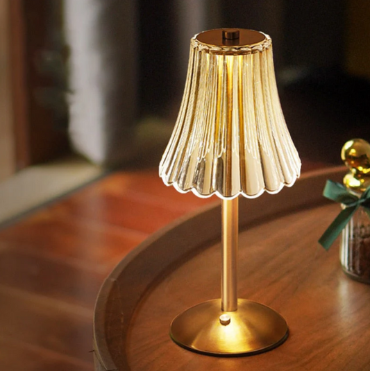 Lámpara de Sobremesa Led Usb Recargable de Diseño Retro