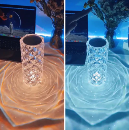 Lámpara Led en Diseño de Cristal