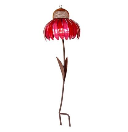 Comedero para Pájaros con Diseño de Flores Cuidado con los Pájaros
