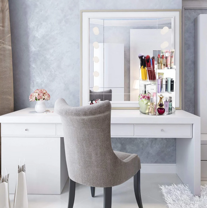 Organizador de Maquillaje Giratorio 360 ° para Guardar el Maquillaje y las Joyas