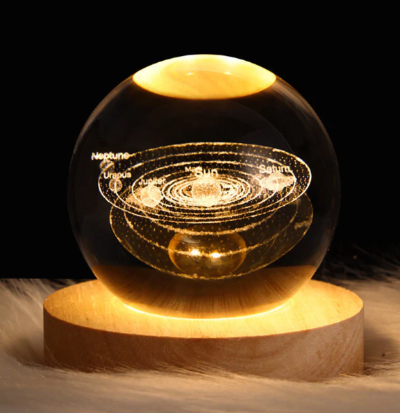Luz de Ambiente de Cristal 3d