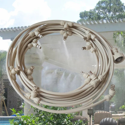 Sistema De Riego Para El Jardín - Kit De Riego Por Goteo Con Rociador Ajustable Y Accesorios