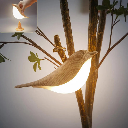 Elegante Lámpara para Pájaros con 3 Niveles de Luz
