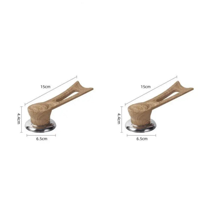 Mango De Repuesto Para Tapa De Olla - Diseño De Madera Con Base De Acero Inoxidable