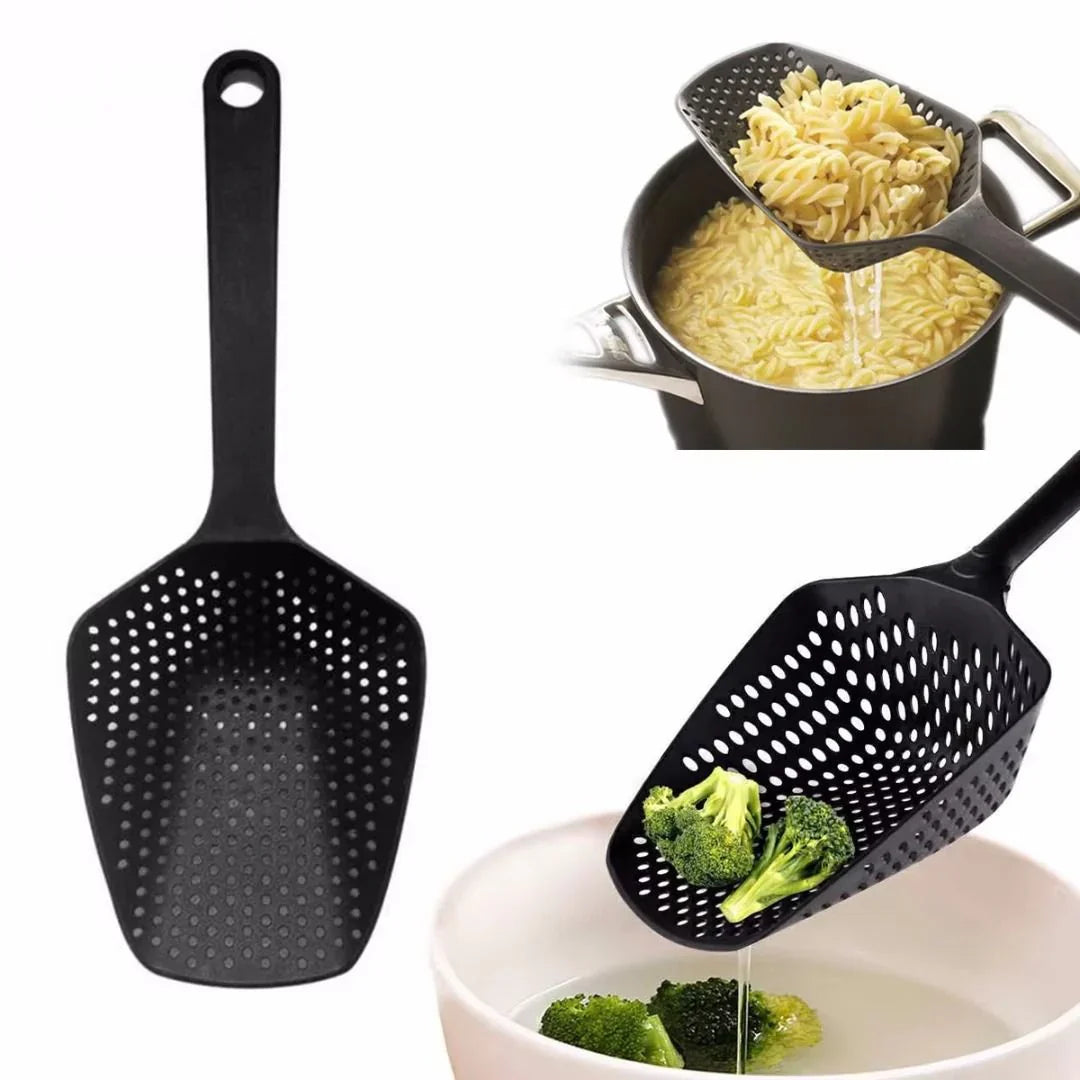 Cuchara De Cocina Grande De Pp Para Escurrir Verduras - Práctica Cuchara Coladora Para La Cocina