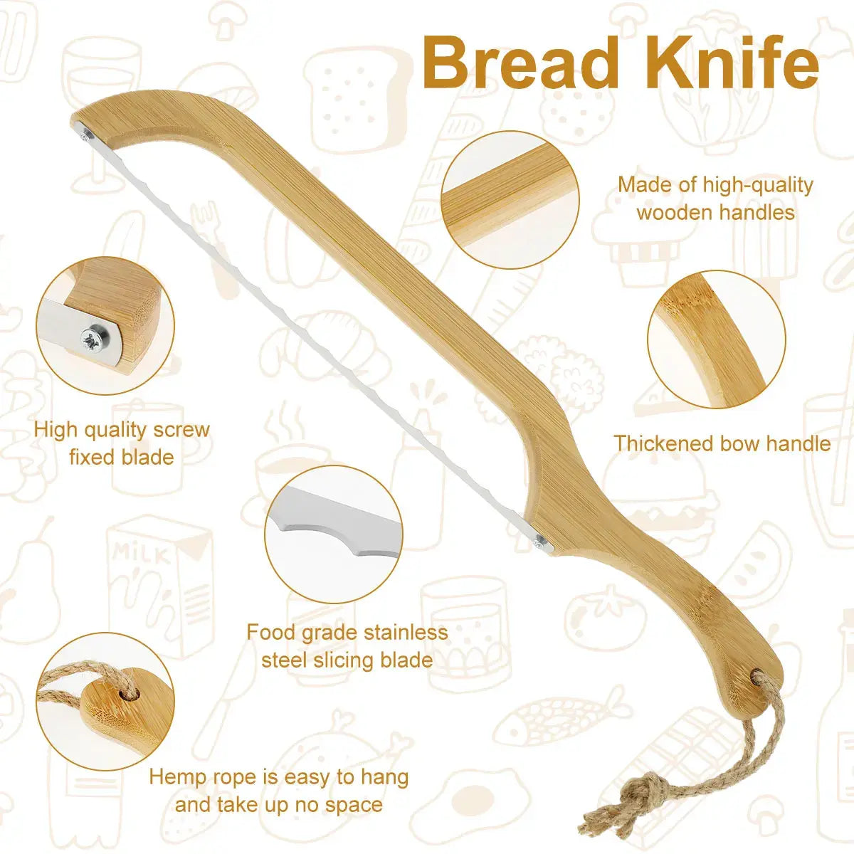 Cuchillo Para Pan Perfecto Para Cortar Sin Esfuerzo