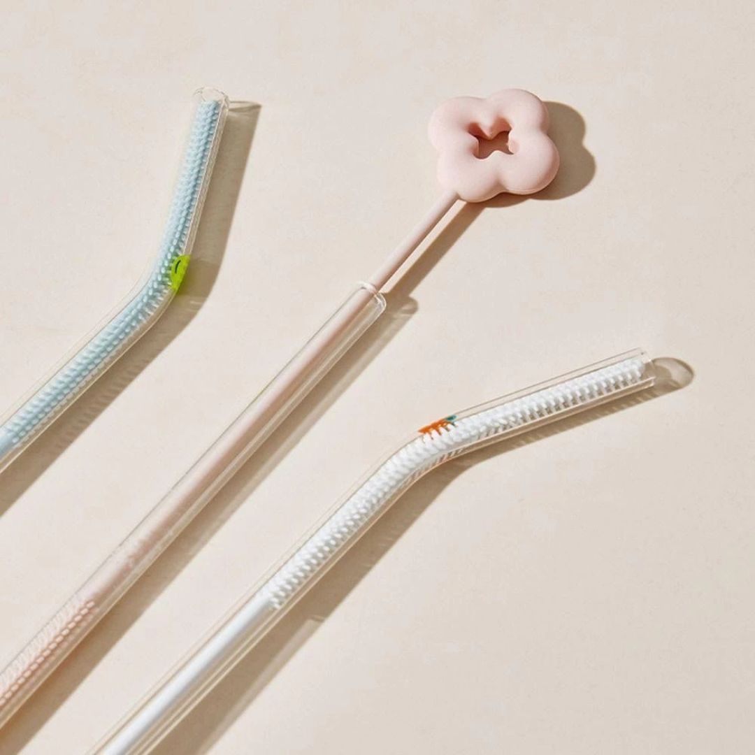 Set de 3 Cepillos de Limpieza para Pajitas Limpiador de Pajitas
