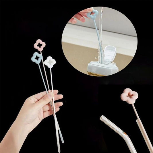 Set de 3 Cepillos de Limpieza para Pajitas Limpiador de Pajitas