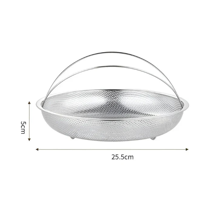 Cesto De Acero Inoxidable Para Cocinar Al Vapor - Escurridor Y Escurridor Plegable Para La Cocina Prepárate Para Cocinar Al Vapor