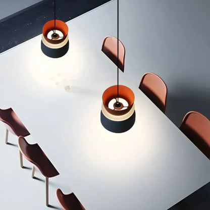 Lámpara Colgante Led con Diseño Macaron Colorido Diseño Macaron