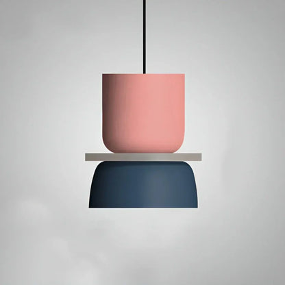 Lámpara Colgante Led con Diseño Macaron Colorido Diseño Macaron