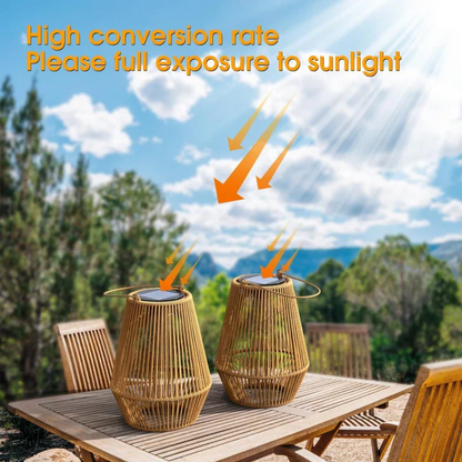 Luz Solar de Jardín Resistente a la Intemperie Fabricada Manualmente
