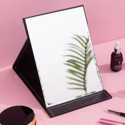 Espejo de Maquillaje Compacto con Soporte