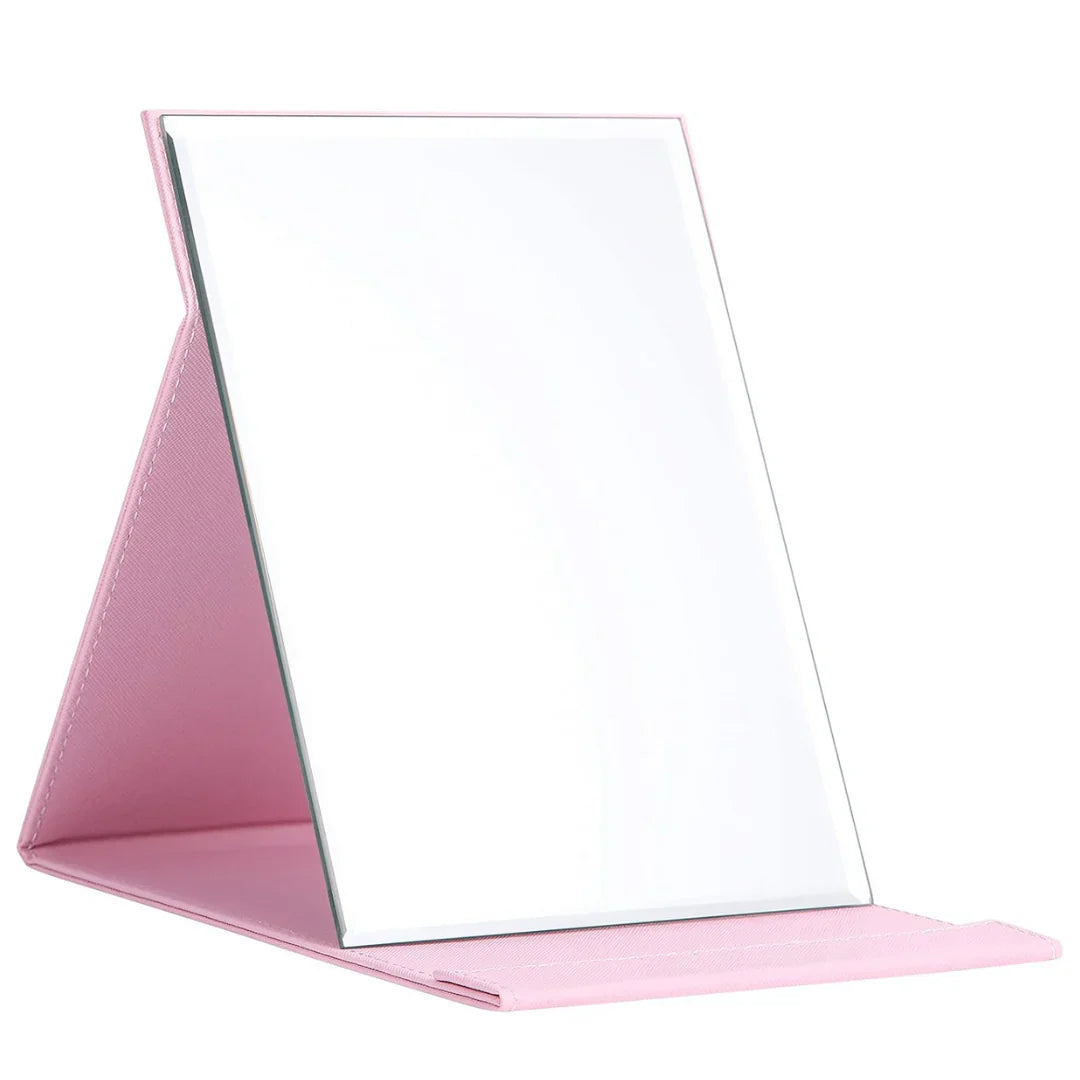 Espejo de Maquillaje Compacto con Soporte