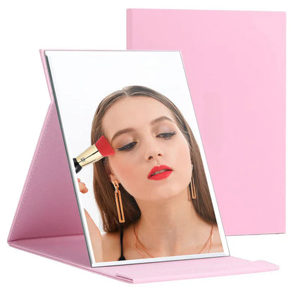 Espejo de Maquillaje Compacto con Soporte