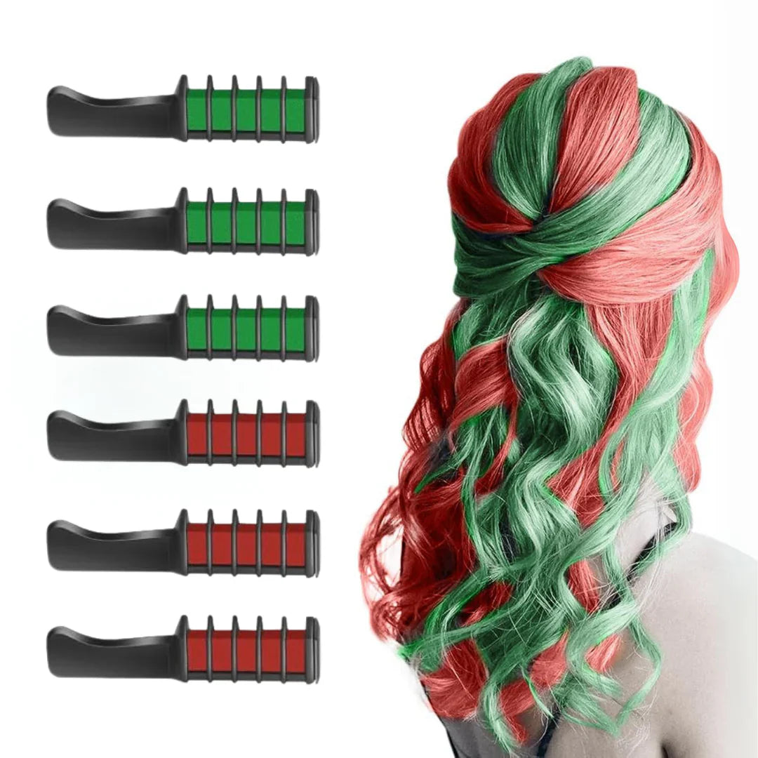 Lápiz de Tiza Lavable para el Cabello para Acentos de Color en el Cabello