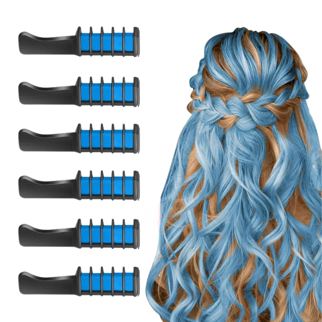 Lápiz de Tiza Lavable para el Cabello para Acentos de Color en el Cabello