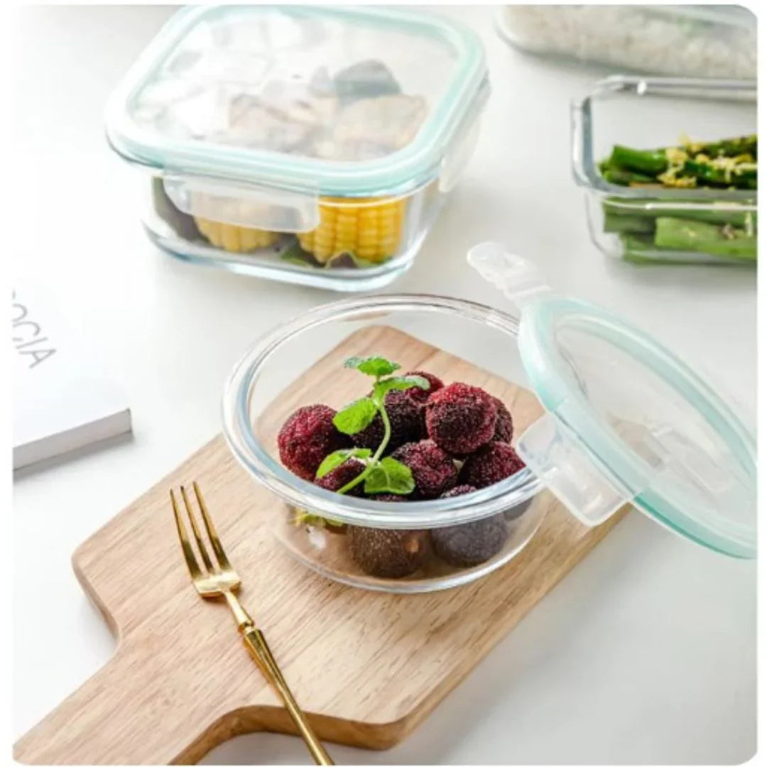 Juego de Tarros de Cristal para Guardar Alimentos - Recipientes Herméticos con Tapa para la Cocina y la Preparación de Comidas los Tarros de Cristal para Guardar Alimentos con Tapa Son Ideales para la Cocina y la Preparación de Comidas