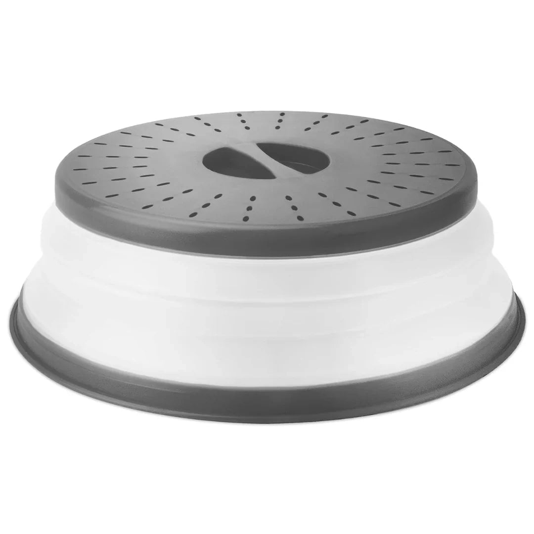 Tapa Antisalpicaduras De Silicona Plegable Para Microondas