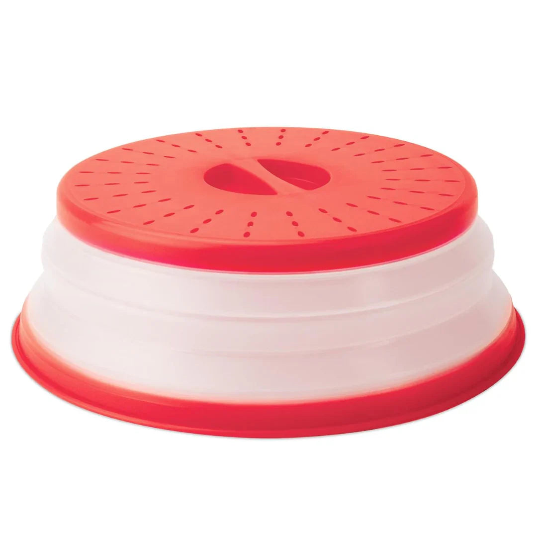 Tapa Antisalpicaduras De Silicona Plegable Para Microondas
