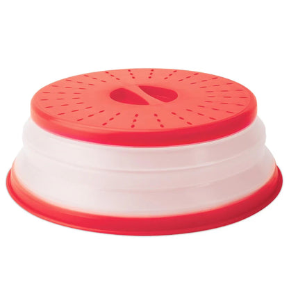 Tapa Antisalpicaduras De Silicona Plegable Para Microondas