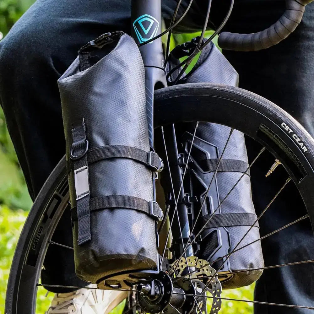 Alforjas de Bicicleta Impermeables para la Rueda Delantera